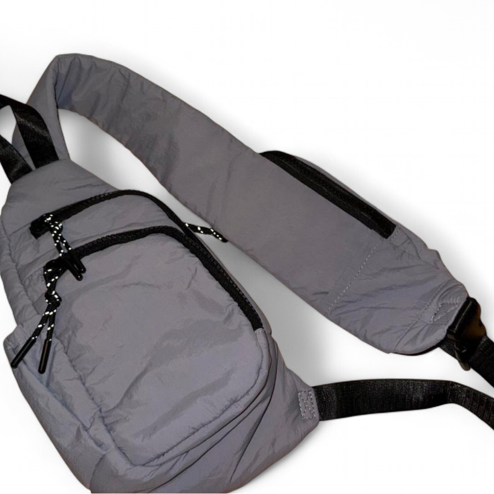 Gray Sling Bag